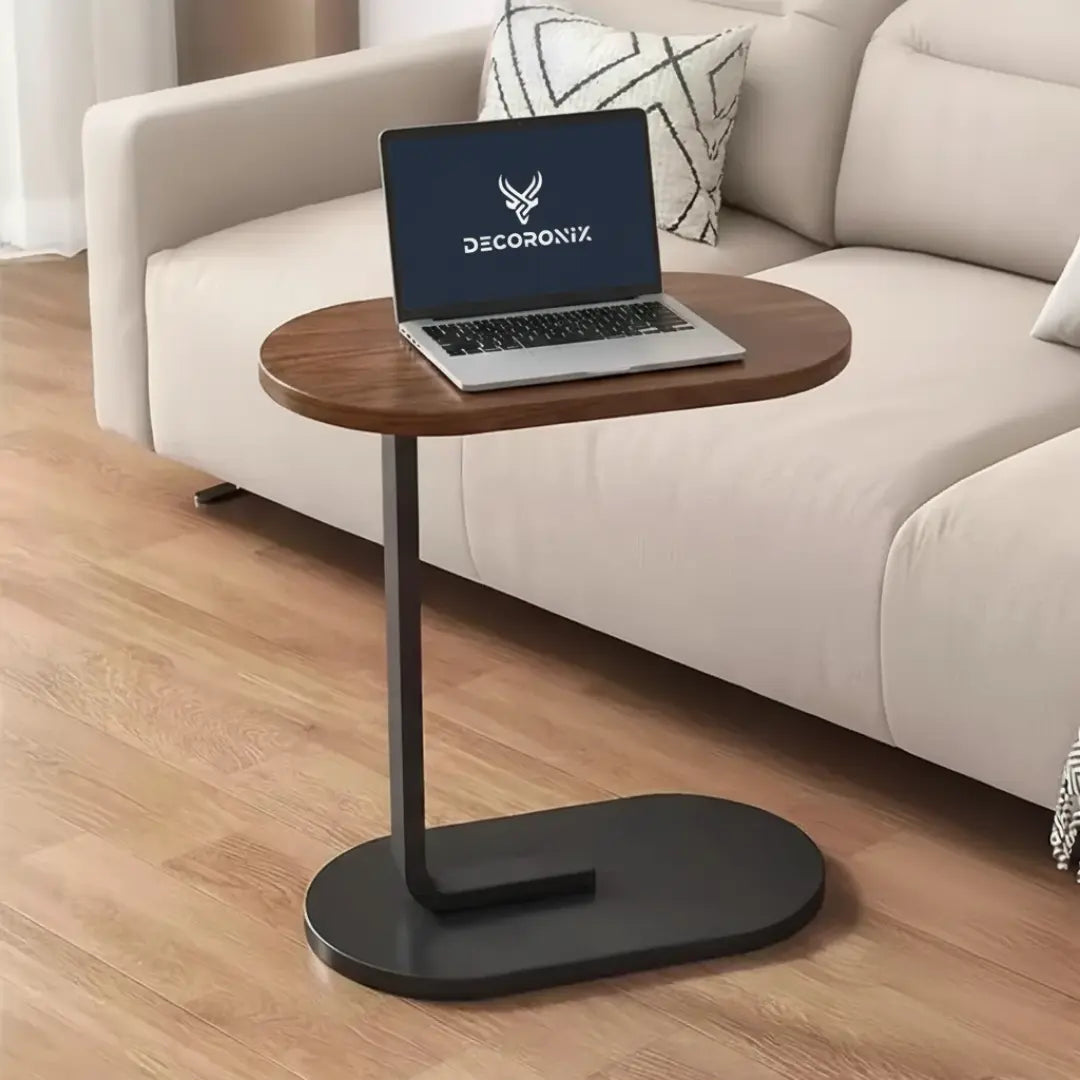 C-Shape Sofa Side Table (Fixed Height)
