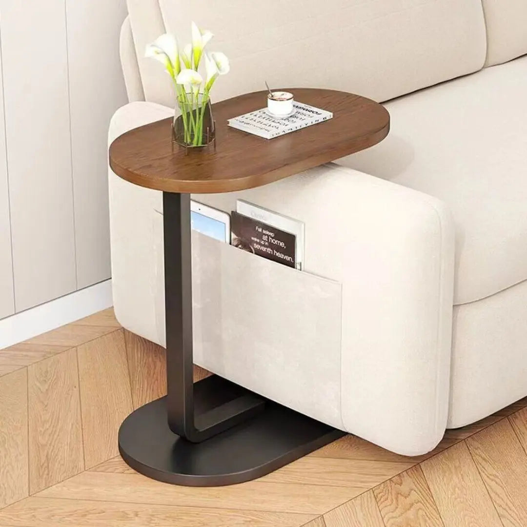 C-Shape Sofa Side Table (Fixed Height)