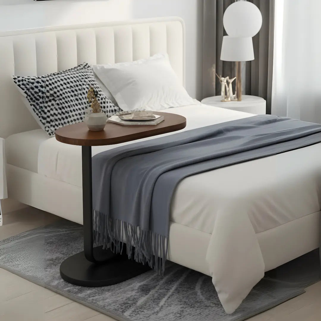 C-Shape Sofa Side Table (Fixed Height)